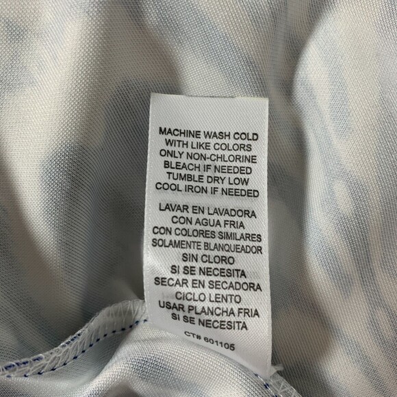 Zarr Collection Women's Dress 14 White Blue Multicolor Sleeveless NWT - Picture 7 of 7